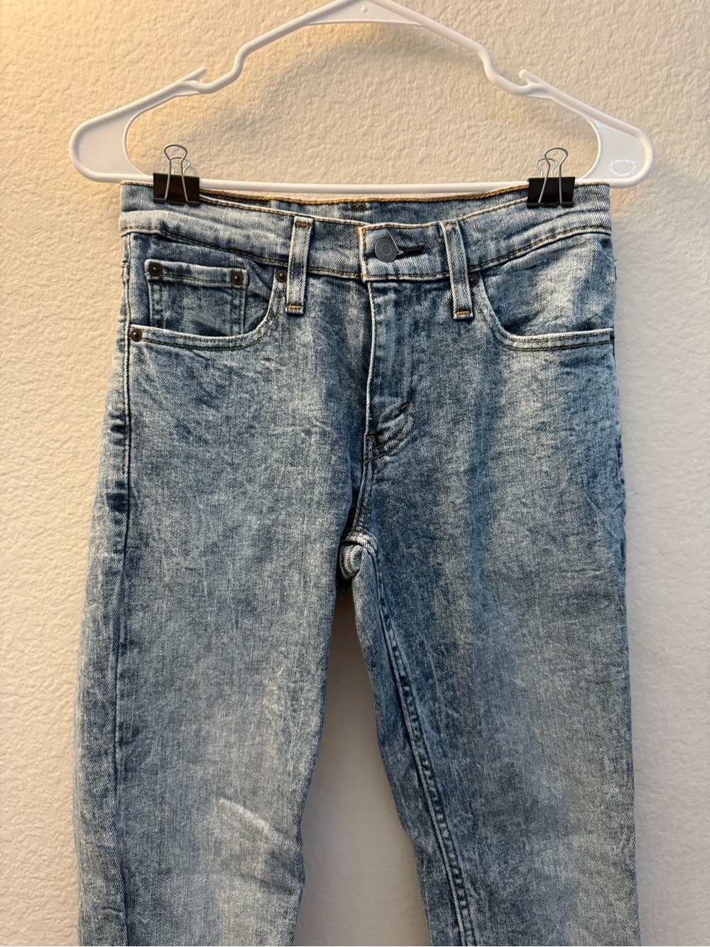 Vintage Levi's 511 Acid Wash Skinny Jeans W28xL30
